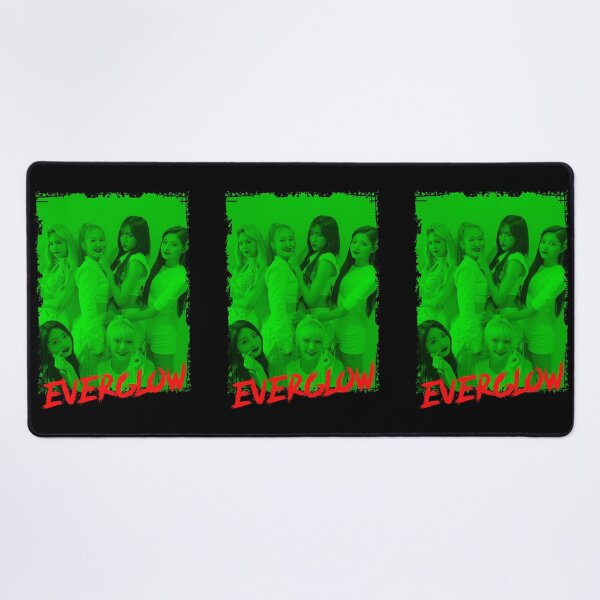 Item preview, Everglow Kpop Group Members Green Korean Kpop RGB Color Design designed and sold by Piosenka Art.