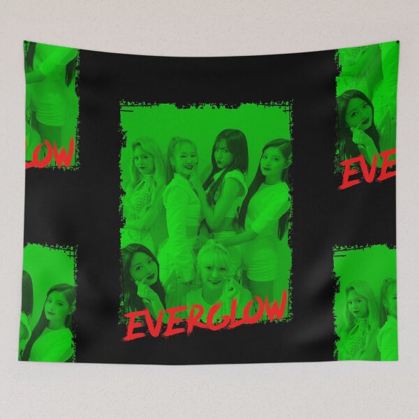 Item preview, Everglow Kpop Group Members Green Korean Kpop RGB Color Design designed and sold by Piosenka Art.