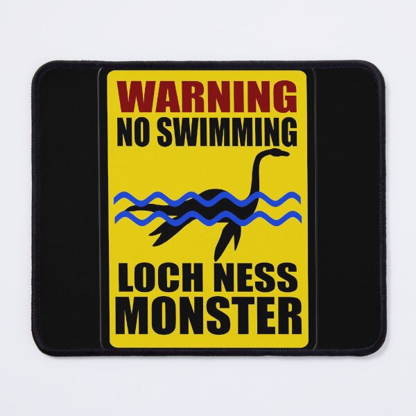 Item preview, WARNING, Loch Ness MONSTER designed and sold by PapaSquatch.