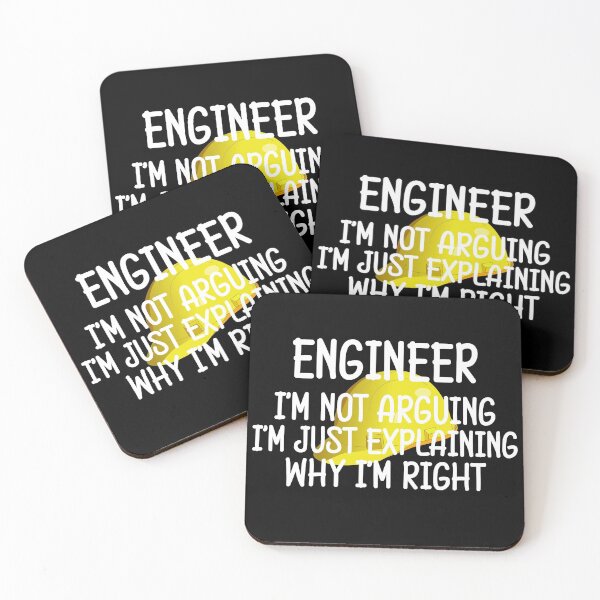 Item preview, Engineer funny saying with helmet design designed and sold by Onorato Bellgardt.