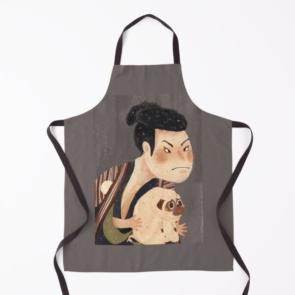 Item preview, Japanese Classic Painting Ukiyo-e Sharaku kabuki with pug dog designed and sold by lisasaputra.