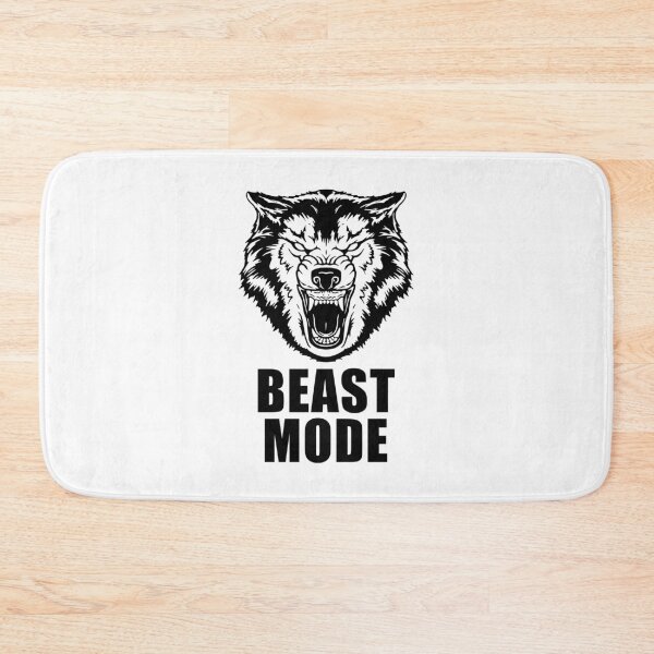 Item preview, Beast Mode Gym Fitness Wolf designed and sold by maniacfitness.
