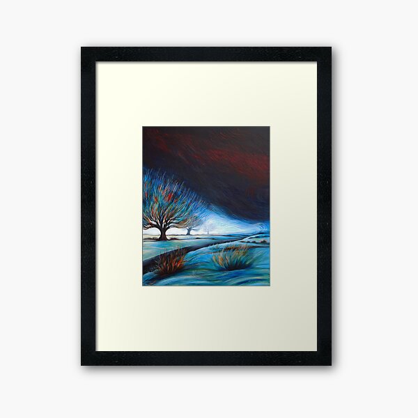 The Bright Road Home Framed Art Print