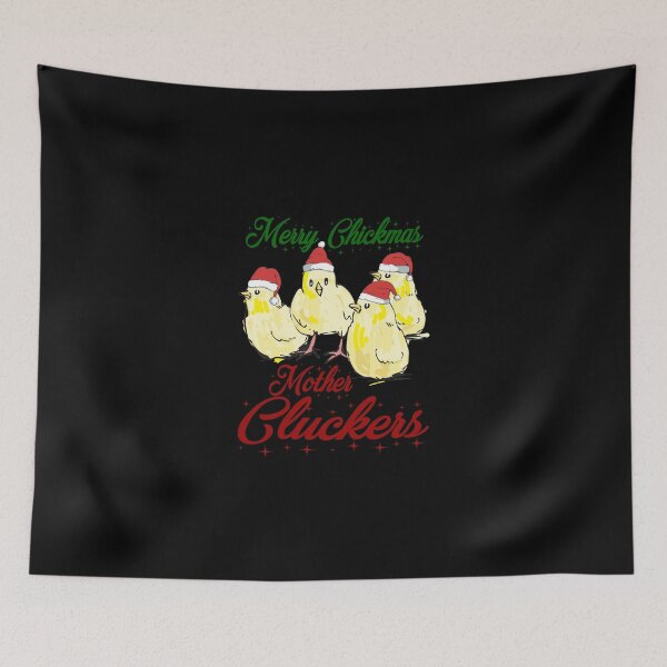 Item preview, Santa Chicks Merry Chickmas Mother Cluckers Long Sleeve designed and sold by emmanu38pre.