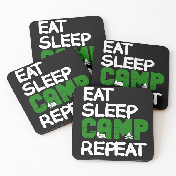 Item preview, Eat sleep camp repeat design  designed and sold by FayNdesigns.
