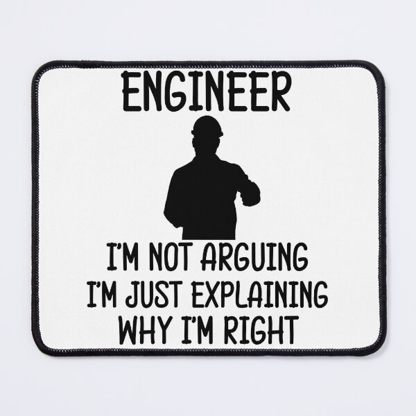 Item preview, Engineer funny saying with profession design designed and sold by Onorato Bellgardt.