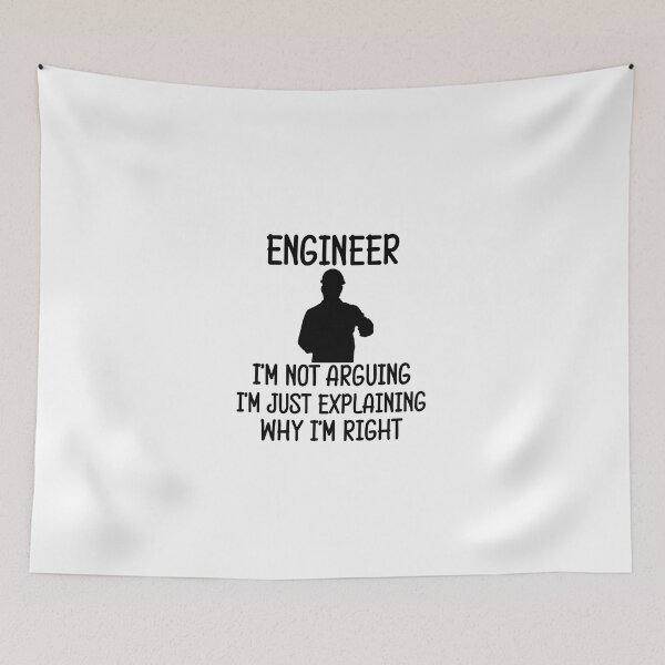 Item preview, Engineer funny saying with profession design designed and sold by Onorato Bellgardt.