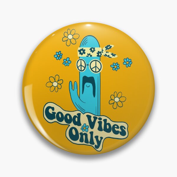 Item preview, Good vibes only hippie vibrator  designed and sold by MorvernDesigns.
