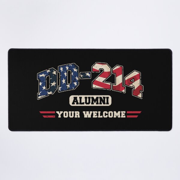 Item preview, DD-214 Alumni Your Welcome Military Veteran Vintage Red White and Blue designed and sold by hobrath.