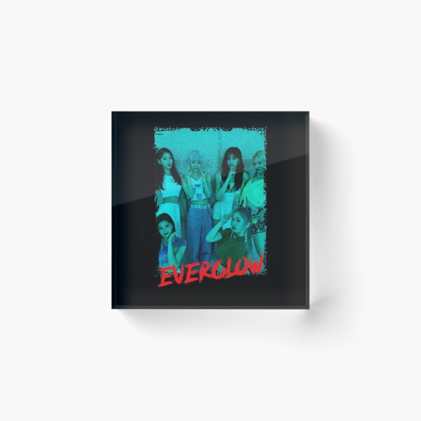 Item preview, Everglow Kpop Group Members Blue Korean Kpop RGB Color Design designed and sold by Piosenka Art.