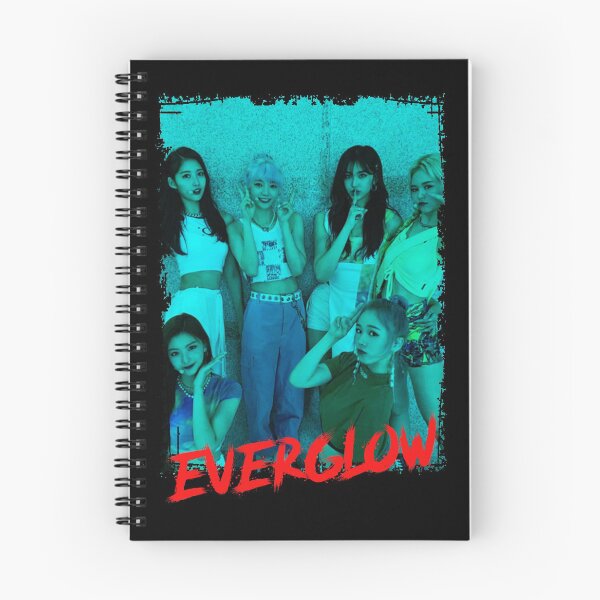 Item preview, Everglow Kpop Group Members Blue Korean Kpop RGB Color Design designed and sold by Piosenka Art.