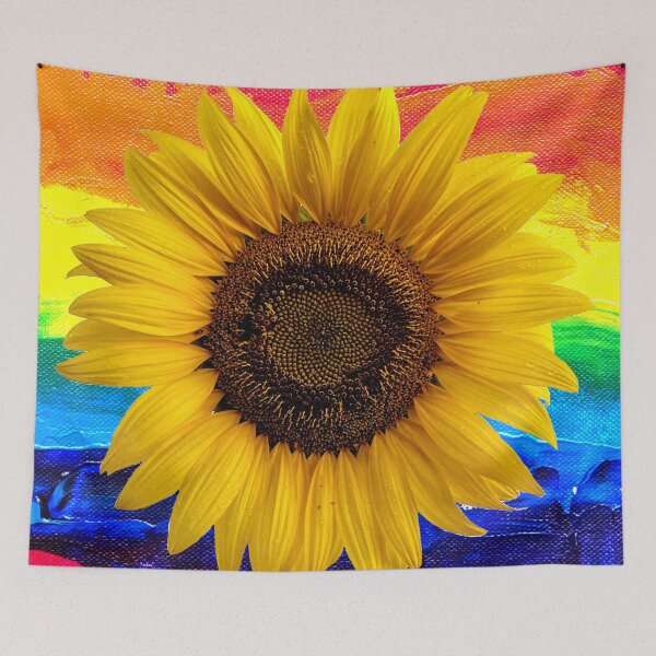 Item preview, Rainbow sunflower designed and sold by Shawa Shop.