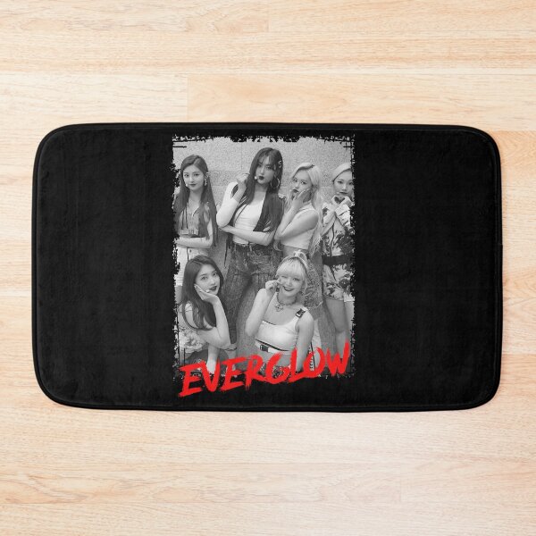 Item preview, Everglow Kpop Group Members Black and White Korean Kpop RGB Color Design designed and sold by Piosenka Art.