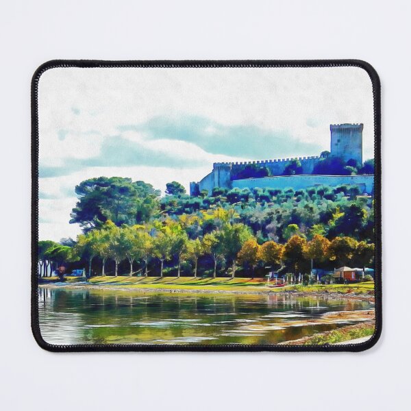 Lakeside Beneath The Fortress Mouse Pad