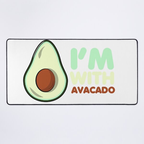 Item preview, I'M With Avocado designed and sold by YueHeng Creates ⭐⭐⭐⭐⭐.