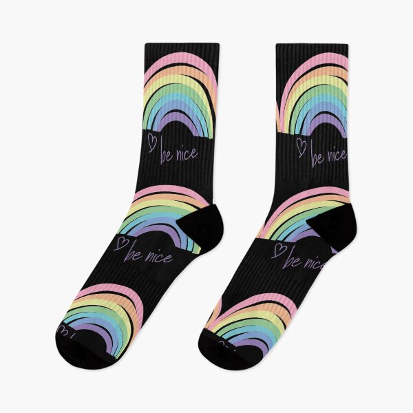 Item preview, Be nice Rainbow designed and sold by 8-COUNT Co. Clothing.