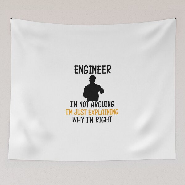 Item preview, Engineer funny saying with profession design designed and sold by Onorato Bellgardt.