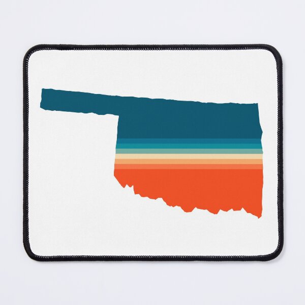 Item preview, Oklahoma State Retro Map designed and sold by Texterns.