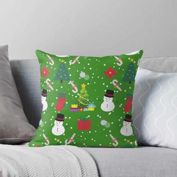 Item preview, Christmas tree and snowman pattern designed and sold by Naamira.