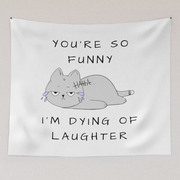 Item preview, Funny Cat Laughing Sarcastic  designed and sold by Funpunny.