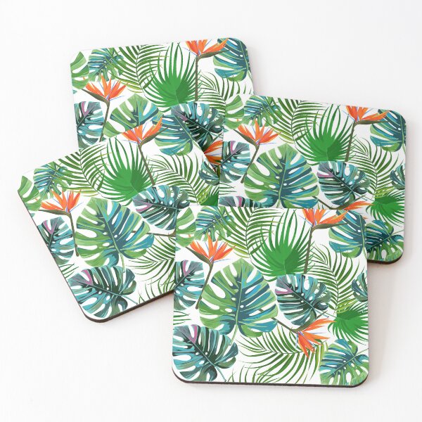 Item preview, Tropical palm leaves  designed and sold by Den Alman.