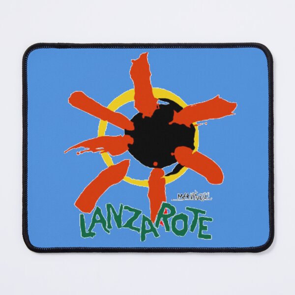 Item preview, Lanzarote Manrique Sun Volcano Symbol (Blue) designed and sold by iCimages.net.