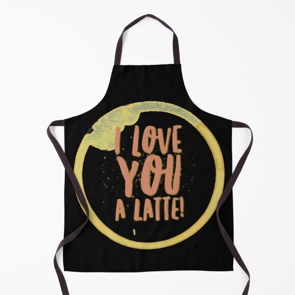 Item preview, Cute coffee lover quote. I love you a latte. Caffeine lover design. designed and sold by efenem.