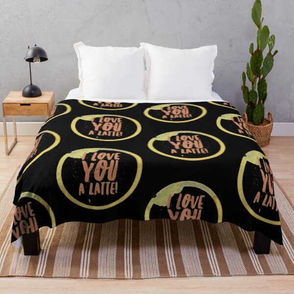 Item preview, Cute coffee lover quote. I love you a latte. Caffeine lover design.  designed and sold by efenem.