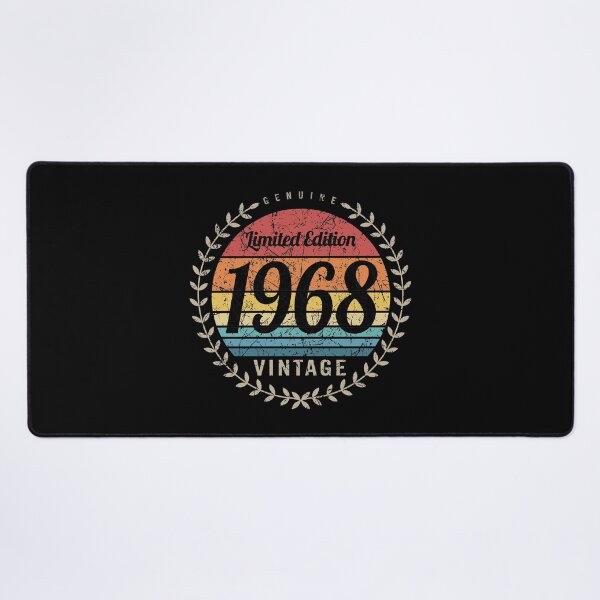 Item preview, 1968 Year Retro Vintage Style Birthday Anniversary Reunion Event Logo designed and sold by hobrath.