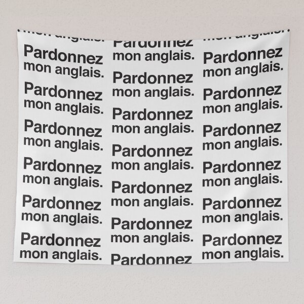 Item preview, Padonnez mon anglais (Pardon my ENGLISH in French) designed and sold by jazzydevil.