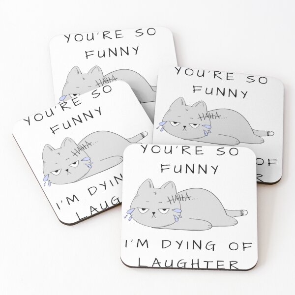 Item preview, Funny Cat Laughing Sarcastic  designed and sold by Funpunny.