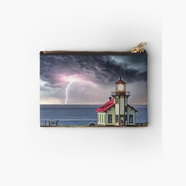 Item preview, California Coast Lighthouse as Storm Approaches designed and sold by Sailmates Reflections.