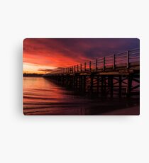 Bridge at Sunrise Canvas Print