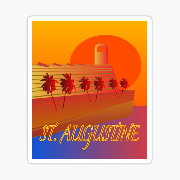 Item preview, Beautiful and Historic St. Augustine Fort at Sunrise designed and sold by EdwardMonet.