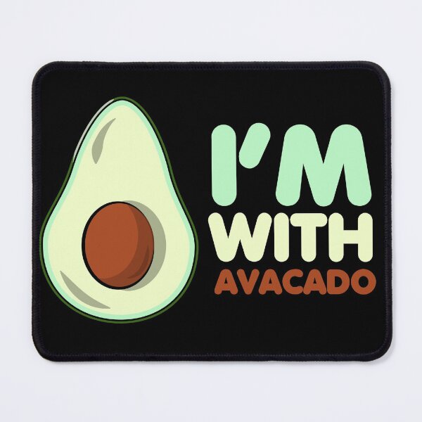 Item preview, I'M With Avocado designed and sold by YueHeng Creates ⭐⭐⭐⭐⭐.