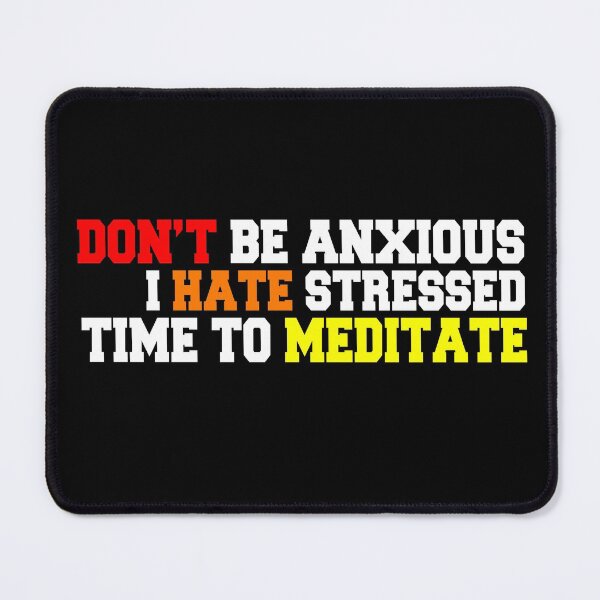 Item preview, Don't Hate Meditate designed and sold by YueHeng Creates ⭐⭐⭐⭐⭐.
