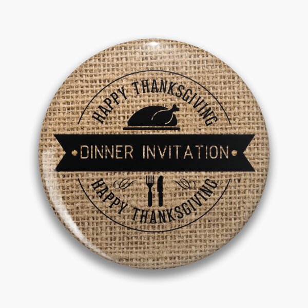Item preview, Thanksgiving Dinner Invitation On Farmhouse Burlap designed and sold by LashCreations.