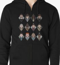 The Walking Dead: Squad Goals Zipped Hoodie