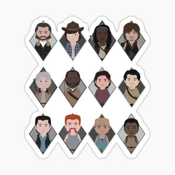 The Walking Dead: Squad Goals Sticker