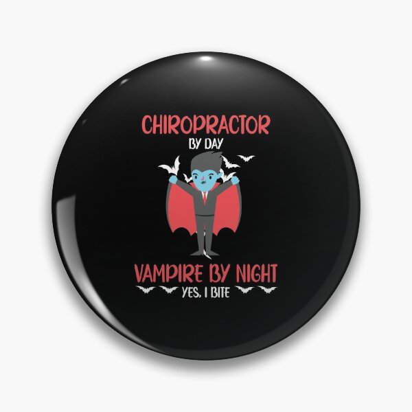 Item preview,  Chiropractor by day vampire by night funny Chiropractic Halloween designed and sold by patroart.