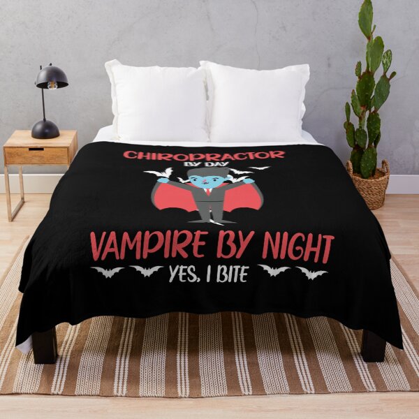 Item preview,  Chiropractor by day vampire by night funny Chiropractic Halloween designed and sold by patroart.