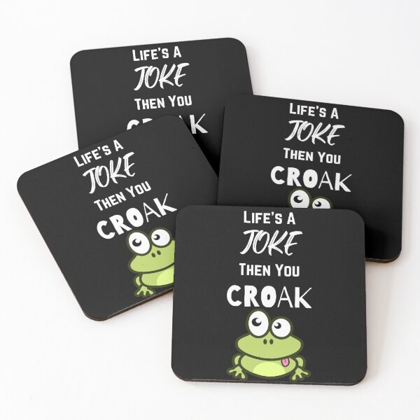 Item preview, Life's A Joke Then You Croak designed and sold by Teepocalypse.