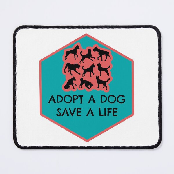 Item preview, Adopt Dogs. Save Lives designed and sold by PodiShawna.