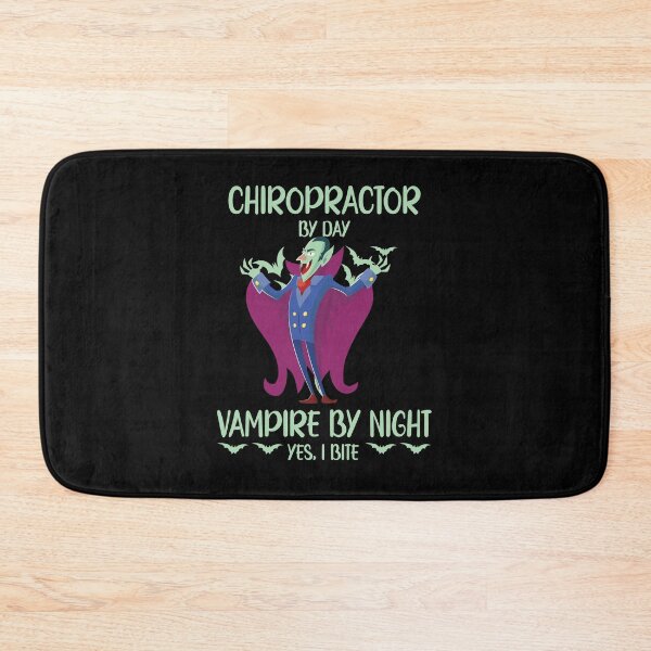 Item preview, Chiropractor by day vampire by night funny Chiropractic Halloween designed and sold by patroart.