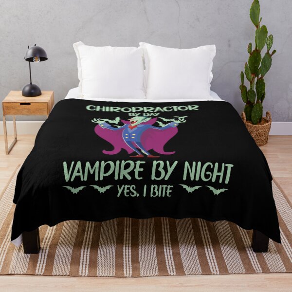 Item preview, Chiropractor by day vampire by night funny Chiropractic Halloween designed and sold by patroart.