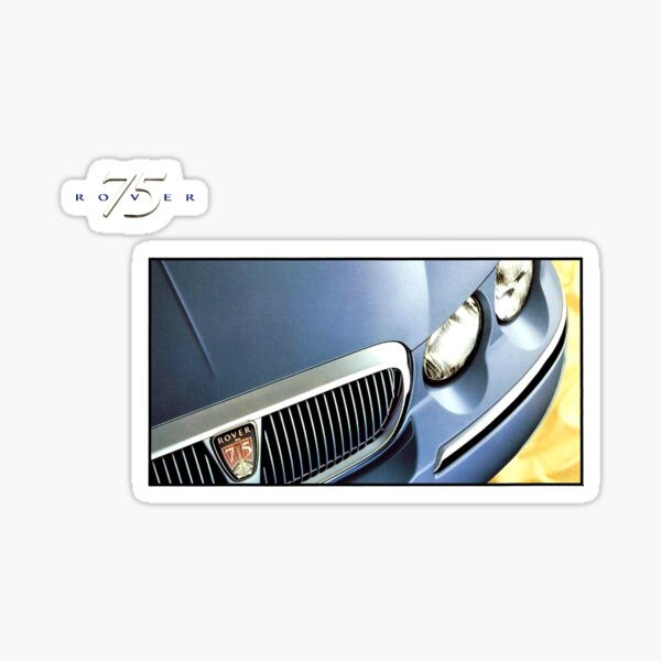 ROVER CAR BADGE WALL STICKER MODERN ART LOUNGE BEDROOM REMOVABLE MG 25  75 