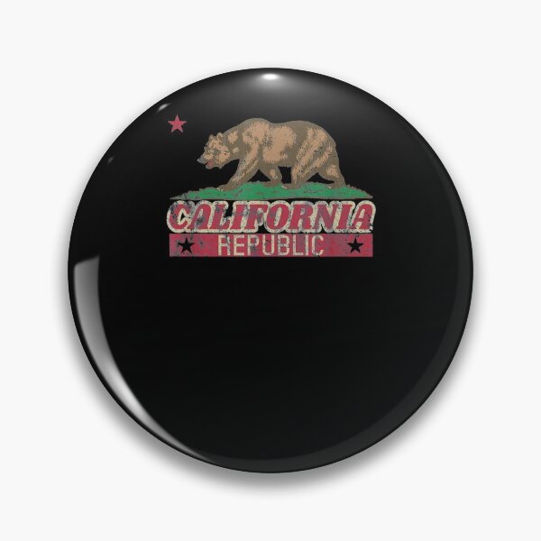 Item preview, California Republic Bear State Flag Vintage Retro Cali Print designed and sold by lucretia155.