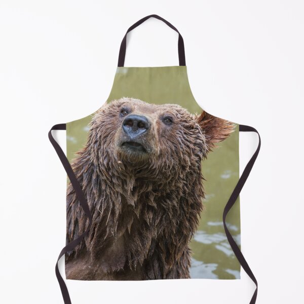 Item preview, Animal character heads-young brown bear after bathing. designed and sold by Ingo Gerlach.