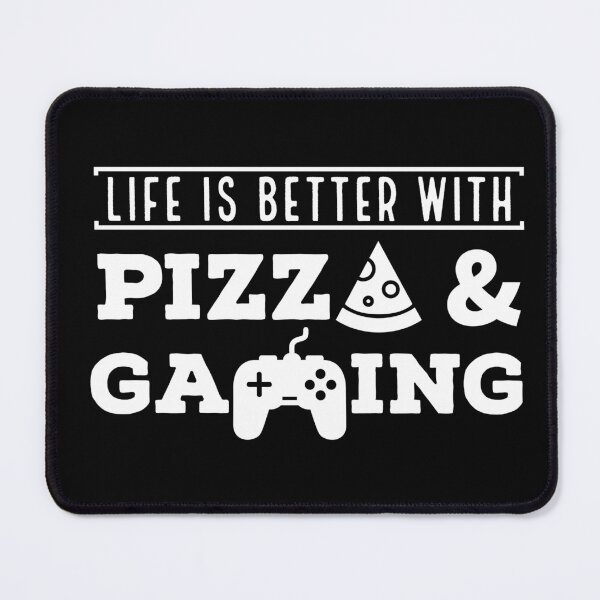 Item preview, Life Is Better with Pizza and Gaming designed and sold by AnyKitty.
