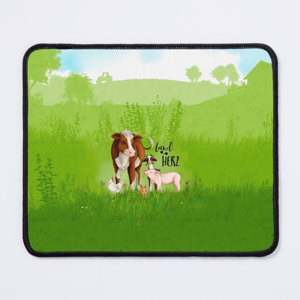 Item preview, Country heart "farm animals" / farm designed and sold by machwerk.